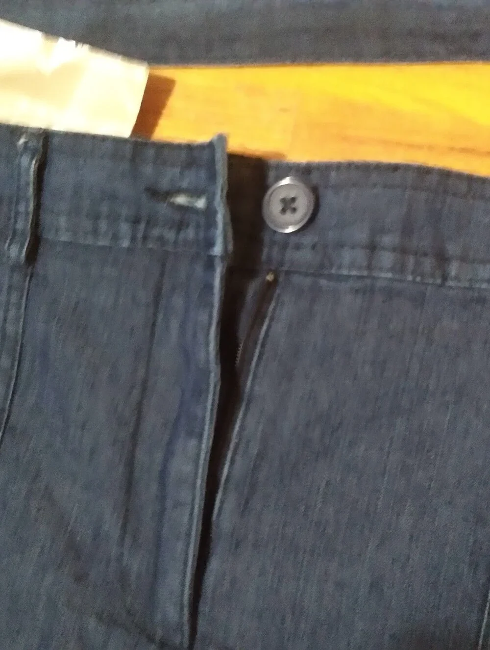 White Stag Skort Dark Blue Denim Skort with Belt